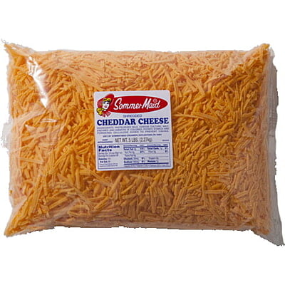 CHEDDAR SHREDDED (4 * 5lb) BOX